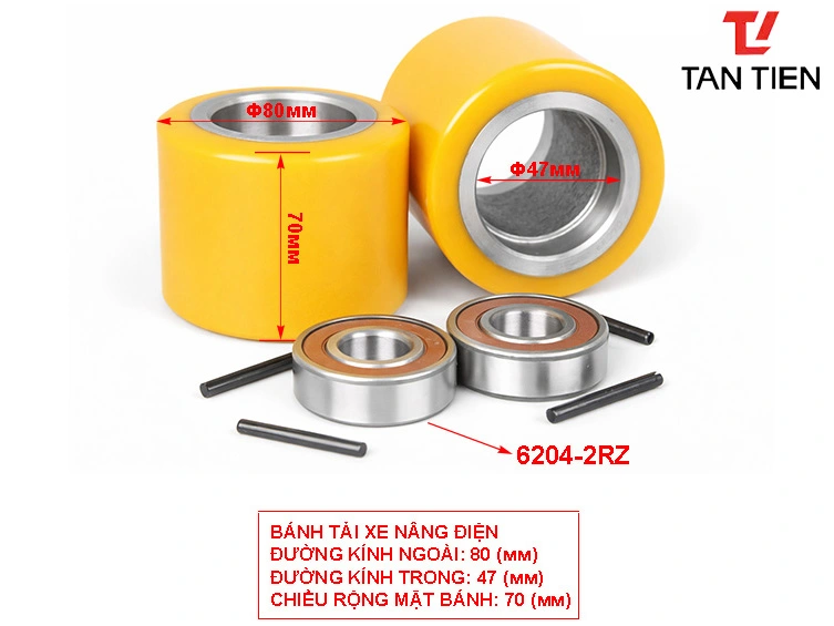 Bánh Chịu Tải Xe Nâng 80×70-47